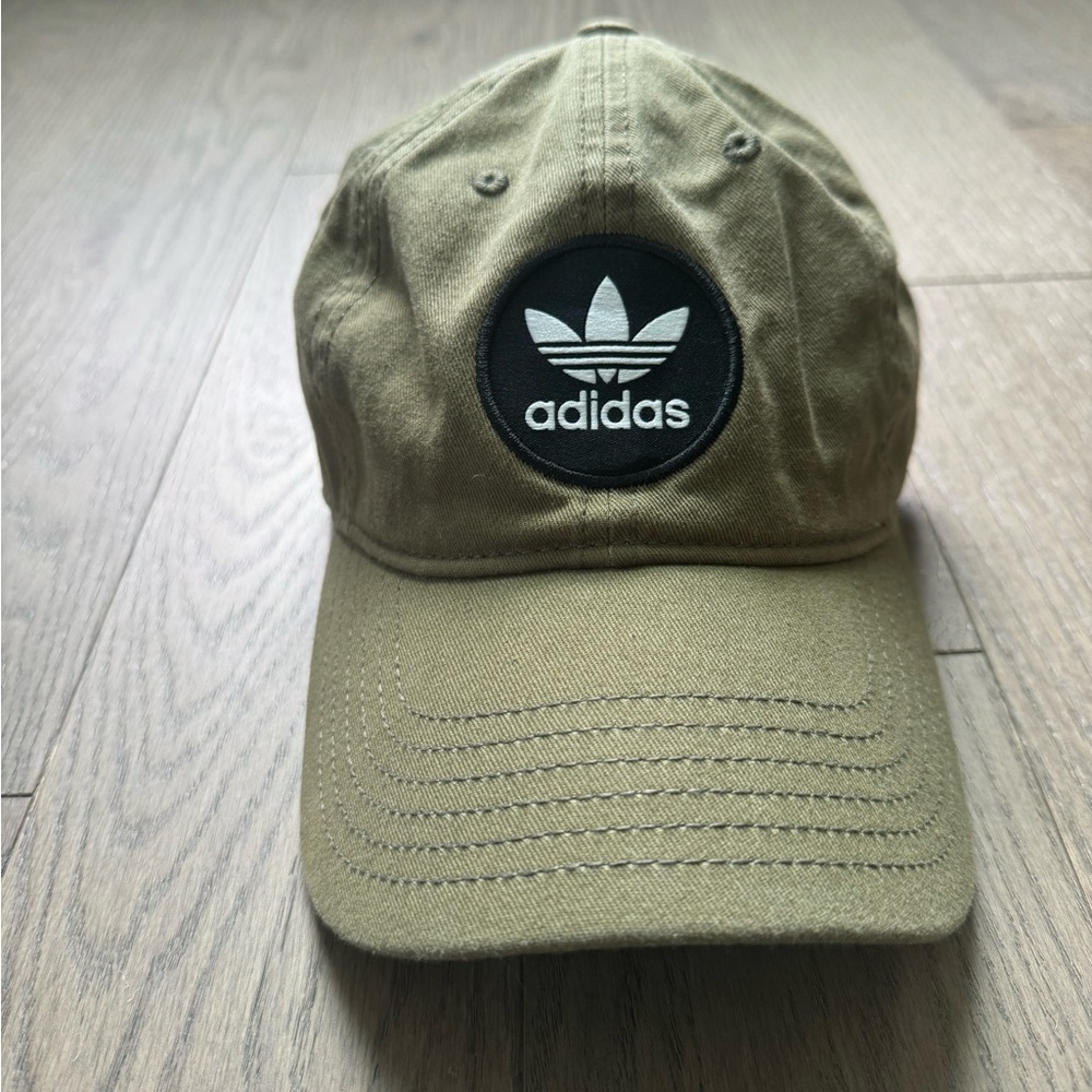 Green adidas hat